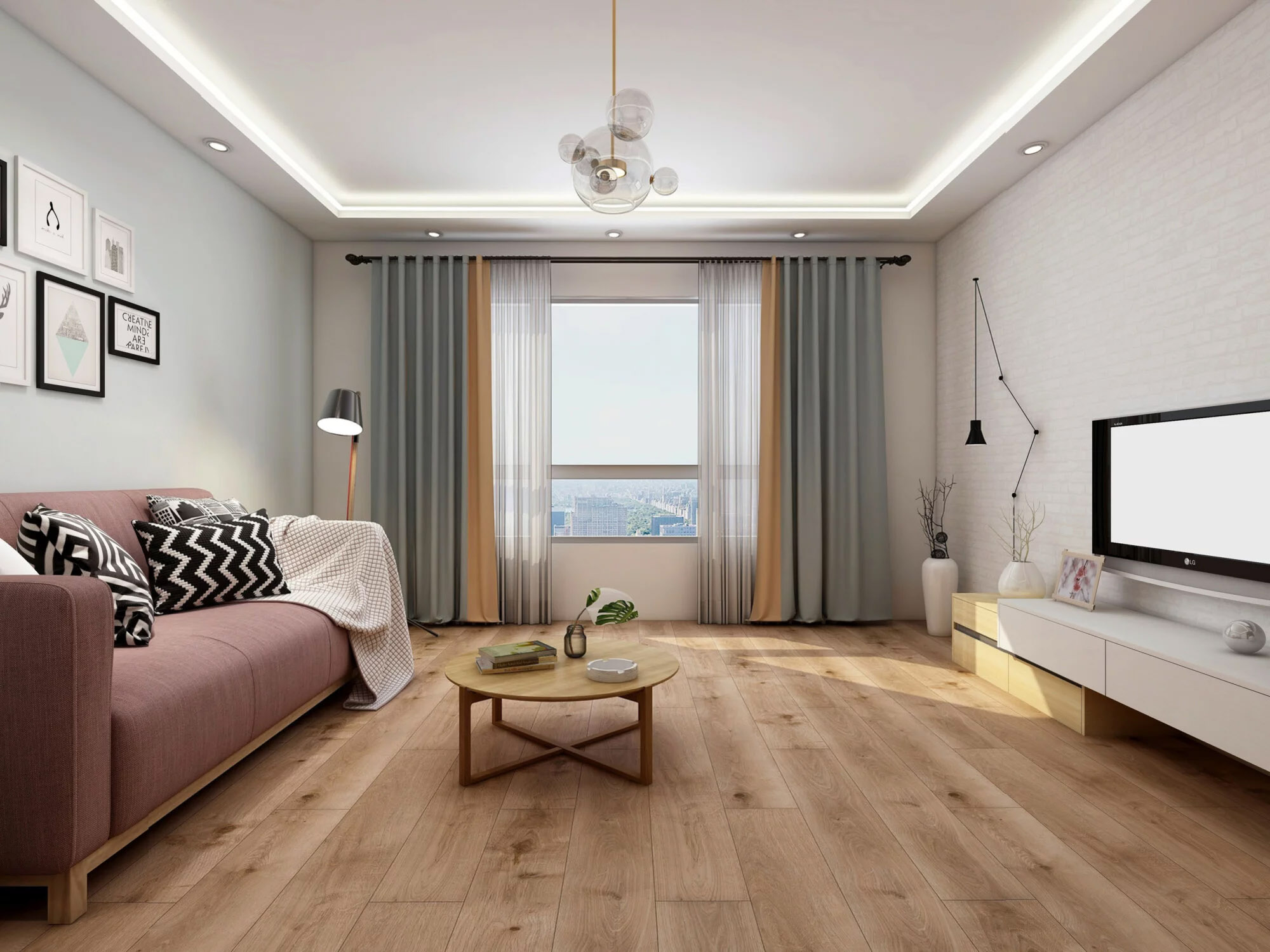 SPC vinil Habita 86 v moderni dnevni sobi