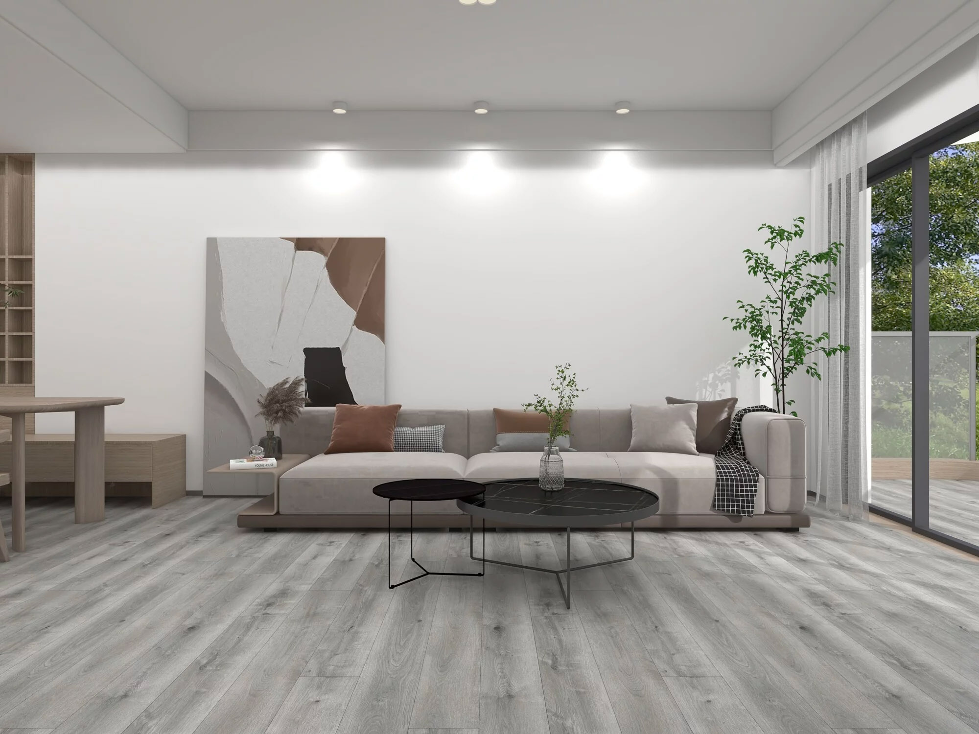 SPC vinil Habita 88 v moderni dnevni sobi