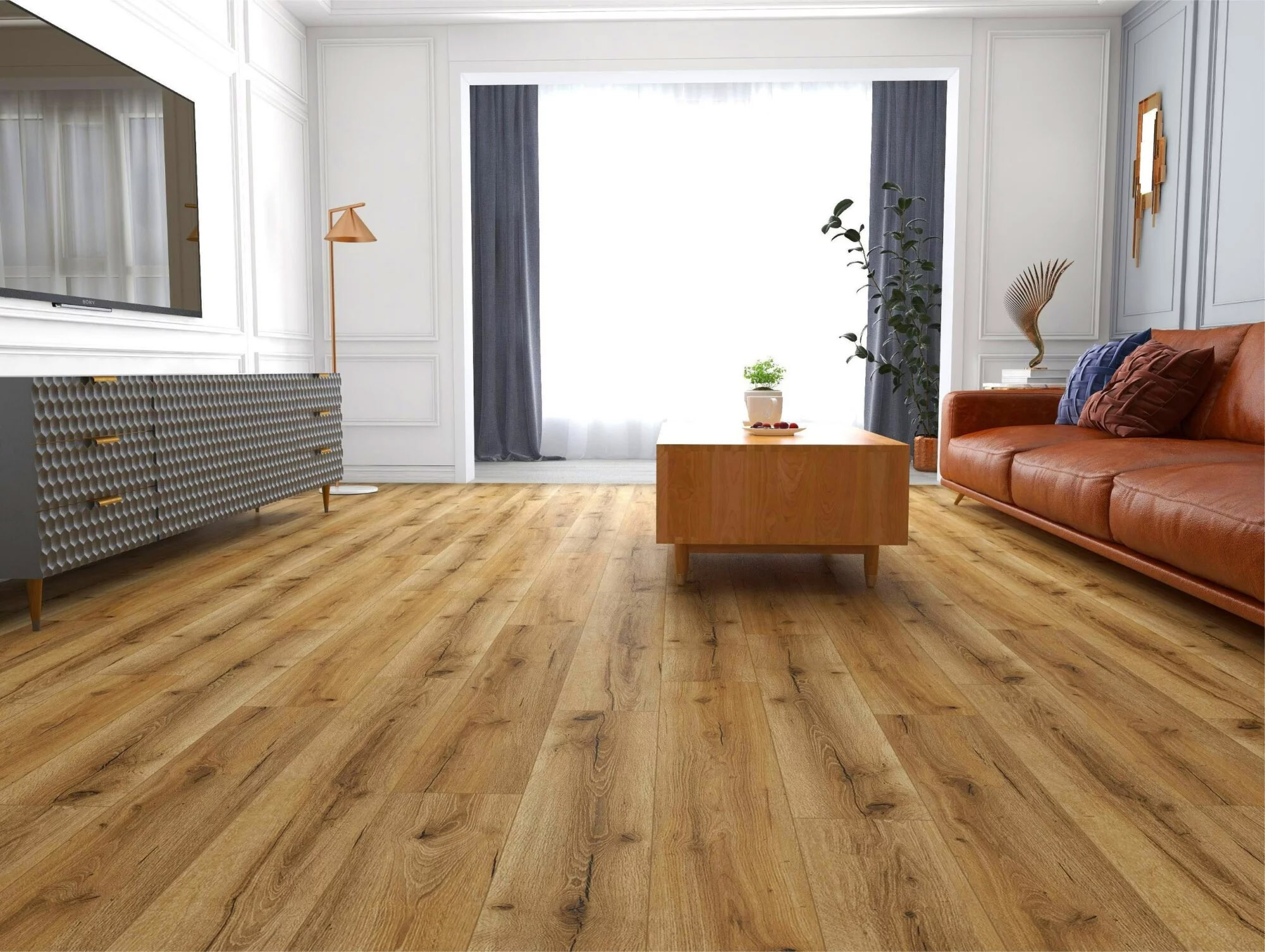 SPC vinil Habita 92 v moderni dnevni sobi